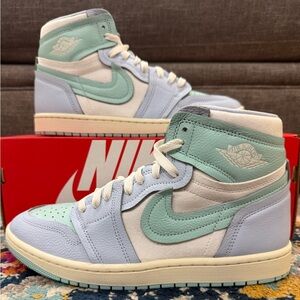 Size 10 - Women’s Air Jordan 1 High Method of Make “Hydrogen Blue Light Dew”